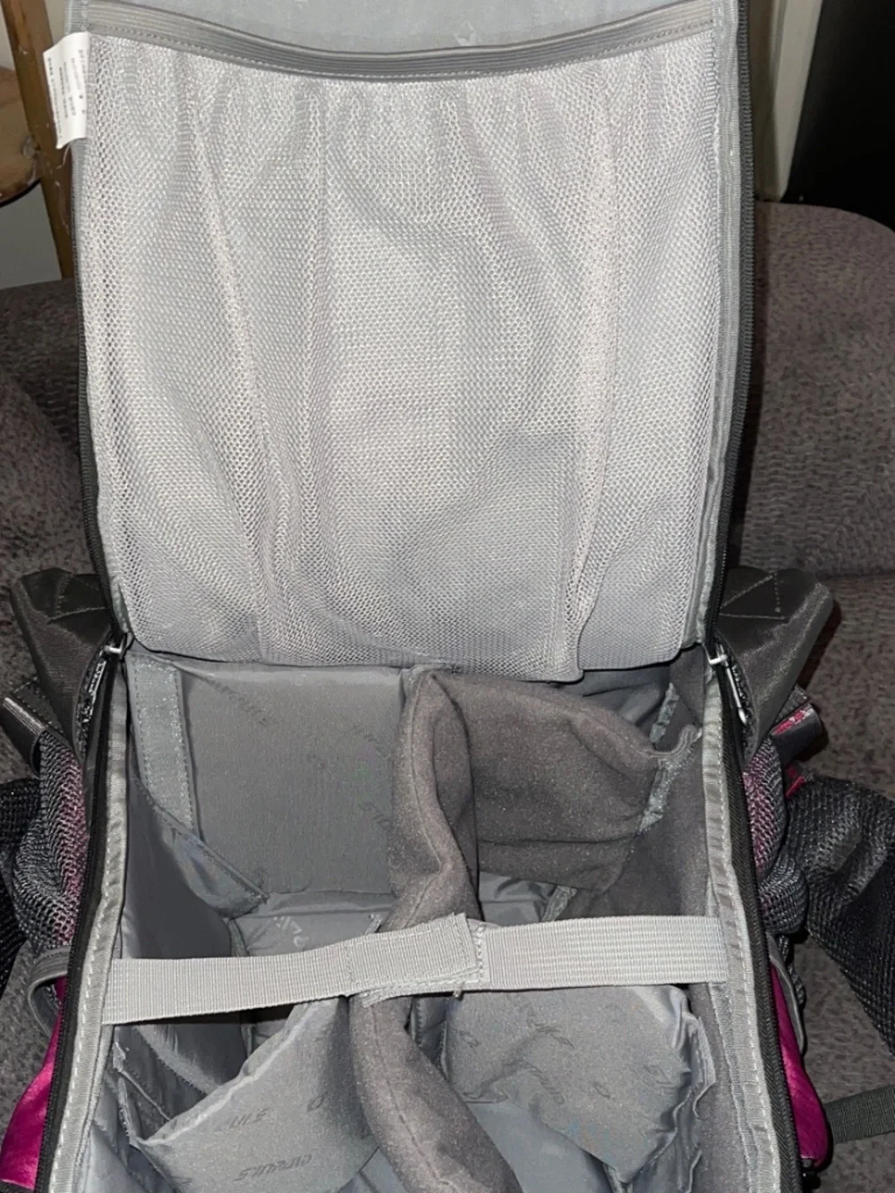 Pink Camera Backpack